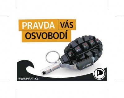 Granát samolepka