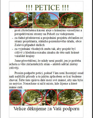 Petice alej Pohoř plakát barevný.jpg